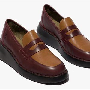 Fly London loafers, soft leather, size 42 or US 10 -10.5.